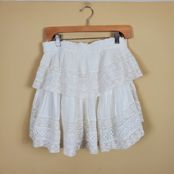Loveshackfancy Ruffle Mini Skirt - Picture 2 of 10